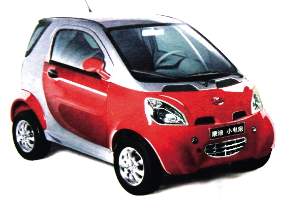 外形像SMART的“小電跑”電動汽車 推廣價最低1.7萬元